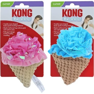KONG Juguete Crackles Scoopz para Gato con Catnip