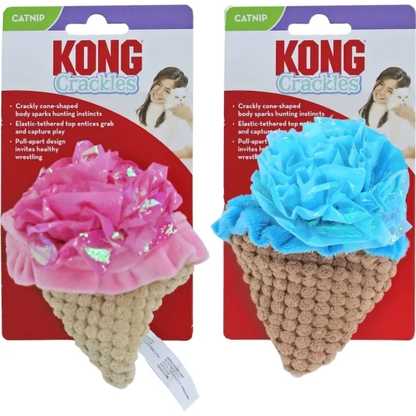 KONG Juguete Crackles Scoopz para Gato con Catnip
