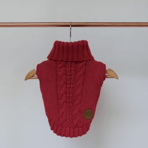 Saco Tejido para Mascotas - Rojo